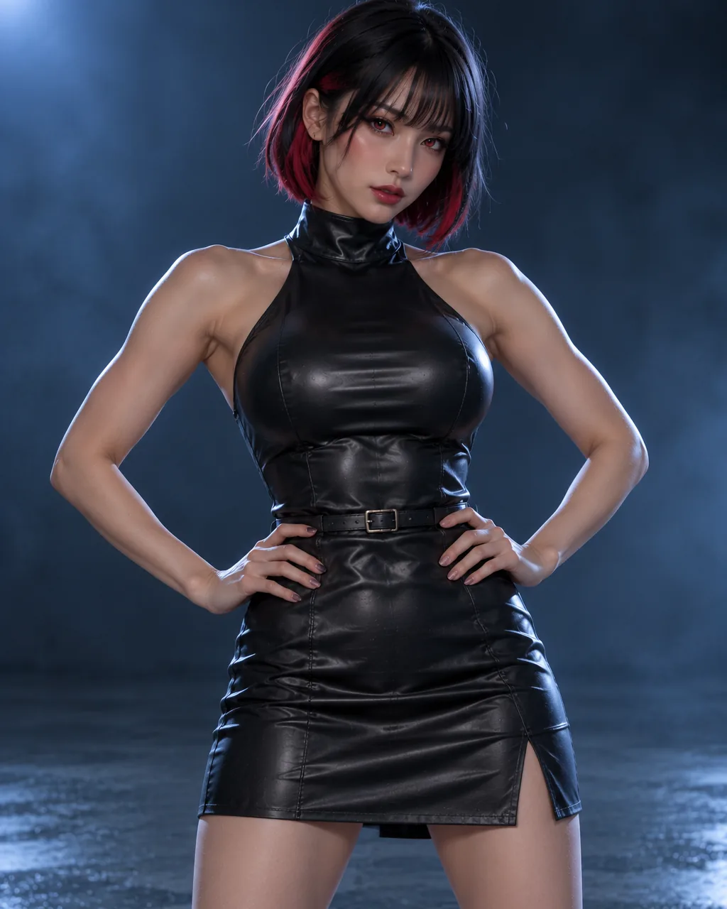 Adult anime-style silicone doll, 163 cm, studio photograph (illustrative)